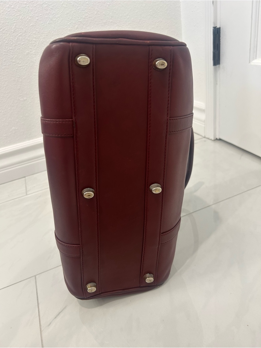 Cartier Leather Boston Bag - Picture 7 of 11